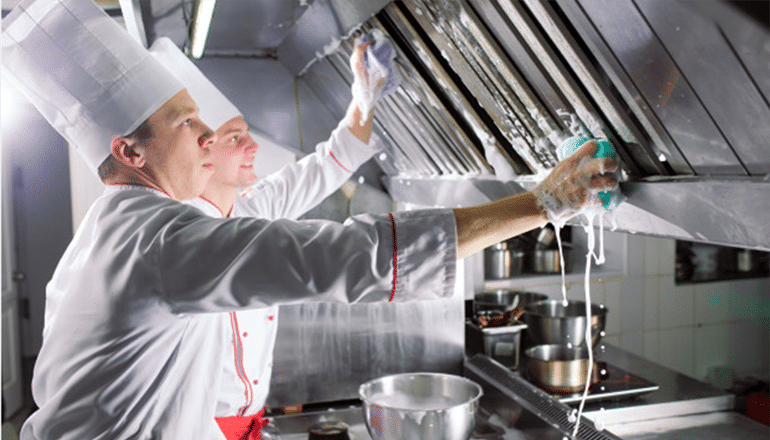 Como limpiar una cocina industrial