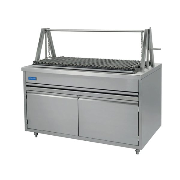 Asador Argentino con Gabinete de Acero Inoxidable  SAN-SON